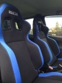 Sportovní sedačka Sparco R100 - černá/modrá