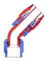 Fitinka koleno 45° D-16 (AN16) 1-5/16x12-UNF - cutter-system - šroubovací
