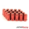 Kolové matice (štefty) Japan Racing JN2 závit M12 x 1.5 - červené (ocelové) | High performance parts