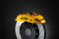 Přední brzdový kit D2 Racing pro Kia Sportage (10-), 4-pístkové brzdiče, pevné kotouče 304x28mm | 