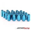 Kolové matice (štefty) Japan Racing JN1 závit M12 x 1.25 - modré (ocelové) | 