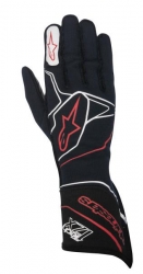 Závodní rukavice Alpinestars Tech 1ZX - tmavě modré/bílé