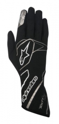 Závodní rukavice Alpinestars Tech 1Z - černé/bílé
