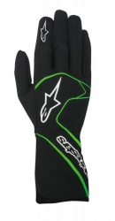 Závodní rukavice Alpinestars Tech 1 Race - černé/zelené