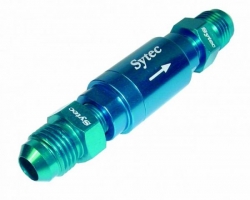 Zpětný ventil celo hliníkový Sytec - D-06 9/16"x18-UNF - modrý