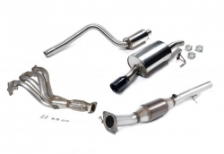 Kompletní výfuk Milltek Ford Fiesta Mk5 ST150 (05-08) - verze s rezonátorem - koncovka černá