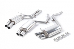 Catback výfuk Milltek Audi S5 B8 Coupe 4.2 FSI V8 Quattro manual (07-11) - verze s rezonátorem - koncovky leštěné (homologace)