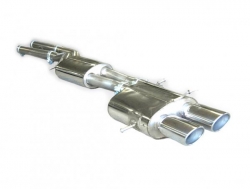 Catback výfuk Milltek Audi RS4 B5 V6 Bi-Turbo Avant (00-02) - verze bez rezonátoru - OEM kat.