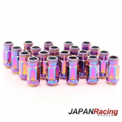 Kolové matice (štefty) Japan Racing JN1 závit M12 x 1.25 - neochrome (ocelové)