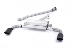 Secondary catback výfuk Milltek Toyota GT86 2.0 (12-) - verze bez rezonátoru - koncovky černé