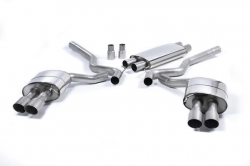 Catback výfuk Milltek Ford Mustang 5.0 V8 GT Fastback (15-18) - verze ValveSonic - koncovky titanové Quad (Roush)