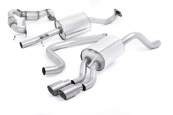Turboback výfuk Milltek Ford Fiesta Mk6 1.0T EcoBoost 100-140PS (13-17) - verze s rezonátorem - koncovka titanová