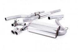Catback výfuk Milltek BMW 4-Series F32 428i Coupe automat N20 (14-19) - verze s rezonátorem - koncovka leštěná