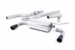 Catback výfuk Milltek BMW 4-Series F32 428i Coupe manual N20 (14-19) - verze bez rezonátoru - koncovky dual černé