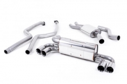 Primary catback výfuk Milltek BMW 1-Series E82 M Coupe (11-12) - verze s rezonátorem - koncovky leštěné