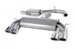 Catback výfuk Milltek VW Golf 7 R 2.0 TSI 300PS (14-16) - verze s rezonátorem Race - koncovky leštěné Oval