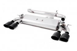 Catback výfuk Milltek VW Golf 7.5 R 2.0 TSI 310PS (17-) - verze bez rezonátoru - koncovky černé