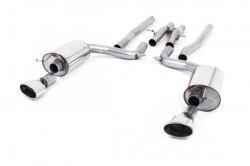 Catback výfuk Milltek Audi RS6 C6 5.0 V10 Bi-turbo Quattro (08-10) - verze bez rezonátorů - koncovky leštěné