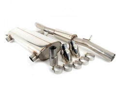 Catback výfuk Milltek Audi TT 8N 1.8T 225PS Quattro Coupe/Roadster (98-06) - verze s rezonátorem Race - koncvoky titanové