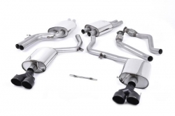 Catback výfuk Milltek Audi S5 B8.5 3.0 TFSI Sportback (12-) - silniční verze - koncovky černé