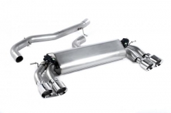 Catback výfuk Milltek Audi S3 8V 2.0 TFSI Quattro 3-dv. (13-) - verze bez rezonátoru - koncovky leštěné GT