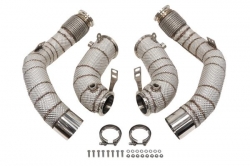 Downpipes s náhradami katalyzátorů TurboWorks BMW F90 M5 4.4 V8 S63 Twin-turbo (17-20)