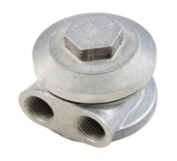 Relokační adaptér k ol. filtru Mocal 3/4"-UNF - boční vývody M22 x 1,5