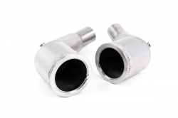 Downpipes s náhradami katalyzátorů Milltek Audi RS6 C8 4.0 V8 Bi-Turbo (19-) - OEM výfuk