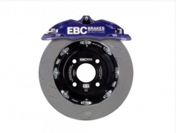 Přední a zadní brzdový kit 355mm EBC pro Seat Leon Cupra 5F 2.0 Turbo 300PS (17-20) - modrá