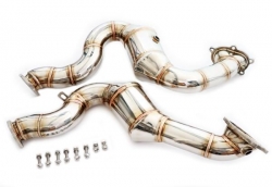 Downpipes s náhradami katalyzátorů STW Audi RS6 / RS7 C7/C7.5 4G Avant 4.0 TFSI V8 (13-19) - 70mm