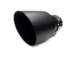 Koncovka výfuku kulatá zkosená - průměr 102mm - černá