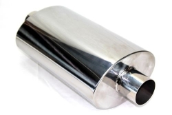 Koncový tlumič výfuku ProRacing MP12 - nerez - 57mm / 63,5mm - střed/střed