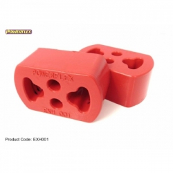 Silentbloky Powerflex Ford Fiesta Mk3 vč. XR2i/RS1800 16V (89-96) Exhaust Mounts