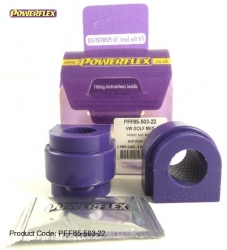 Silentbloky Powerflex Audi TT 8J (07-) Front Anti Roll Bar Bush 22,5mm (3)