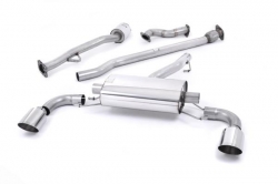Primary catback výfuk Milltek Toyota GT86 2.0 (12-) - verze bez rezonátoru - koncovky leštěné