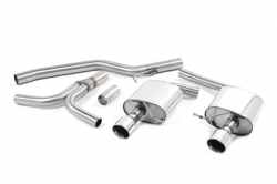 Catback výfuk Milltek Audi A5 Sportback 3.0 TDI Quattro Manuál/Multitronic/S-tronic (09-16) - koncovky leštěné Dual