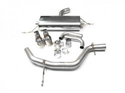 Catback výfuk Milltek VW Golf 6 GTi 2.0 TFSI 210PS (09-13) - verze bez rezonátoru - koncovky leštěné 100mm Jet