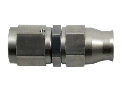 Zakončovací adaptér rovný D-04 (AN4) 7/16"x20-UNF na hadici D-04 (AN4) - samice - nerezový