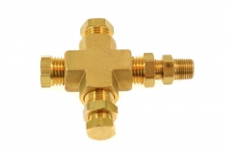T adaptér Depo Racing 1/8"-NPT na přídavný senzor