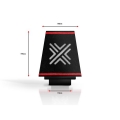 Univerzální sportovní filtr Pipercross výška 190mm x šířka 150mm - průměr 110mm (sportovní pěna)