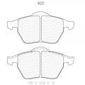 Brzdové destičky CL Brakes RC6 - 4031RC6