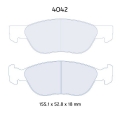 Brzdové destičky CL Brakes RC6 - 4042RC6