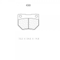 Brzdové destičky CL Brakes RC6 - 4069RC6