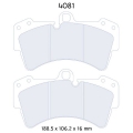 Brzdové destičky CL Brakes RC6 - 4081RC6
