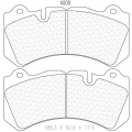 Brzdové destičky CL Brakes RC8 - 4090RC8