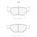 Brzdové destičky CL Brakes RC6 - 4105RC6