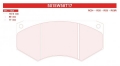 Brzdové destičky CL Brakes RC8-R - 5015W58T17RC8R
