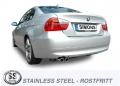 Catback výfuk Simons BMW 3-Series E90 / E91 / E92 / E93 318i/320i/320si (05-12) - homologace