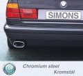 Manifold back výfuk Simons BMW 6-Series E24 628csi (11/81-04/82)