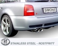 Catback výfuk Simons Audi RS4 B5 Quattro Limousine/Avant 2.7 381PS (99-02) - homologace